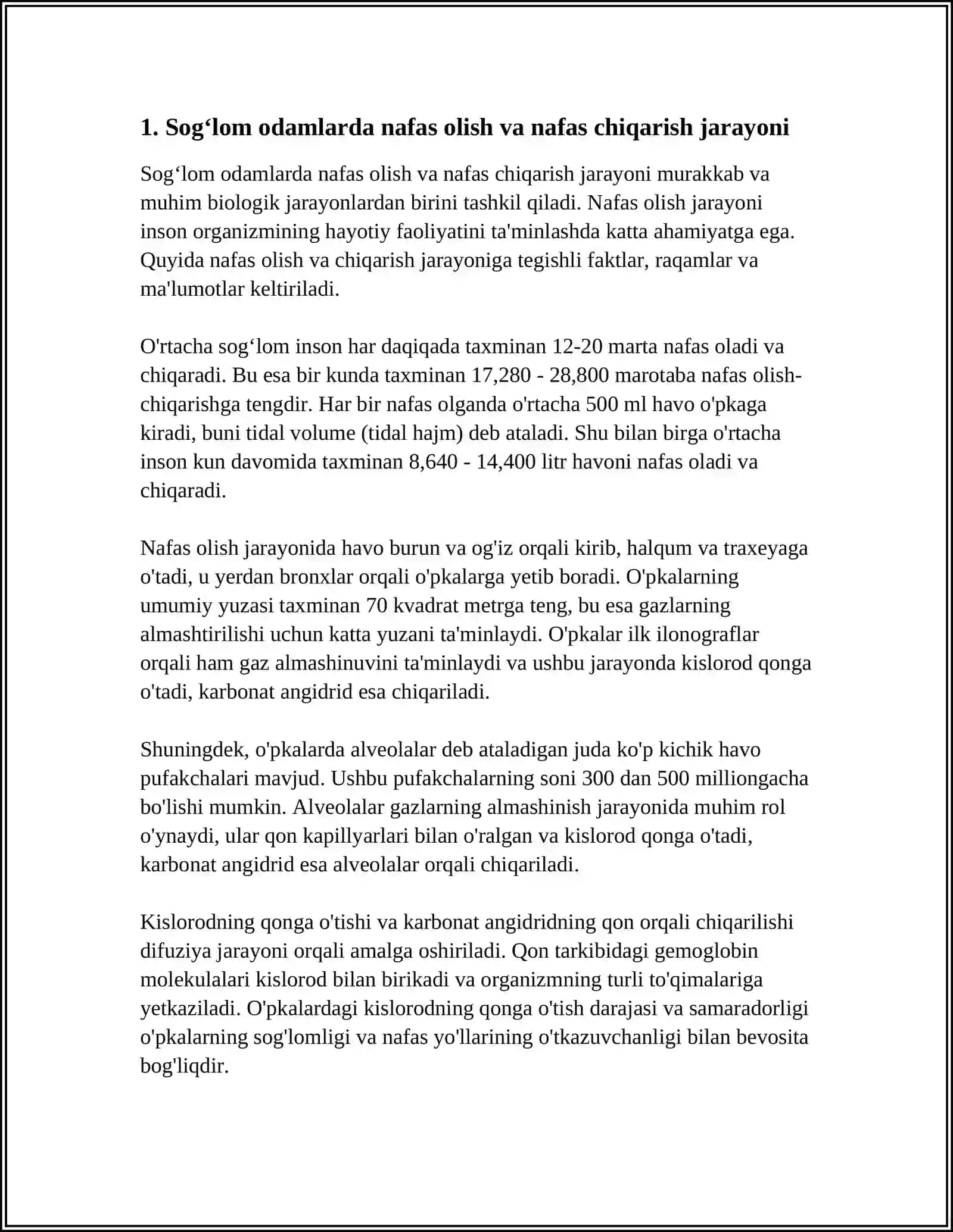 SOGʻLOM ODAMLARDA NAFAS HARAKATI TIPLARI 4