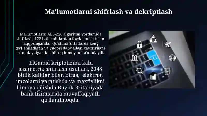 Axborot xafsizligini taminlash usullari va vositalari 4