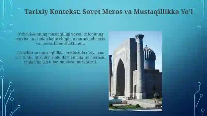 Bino Asoslari: Iqtisodiy Islohotlar va Muammolar 4