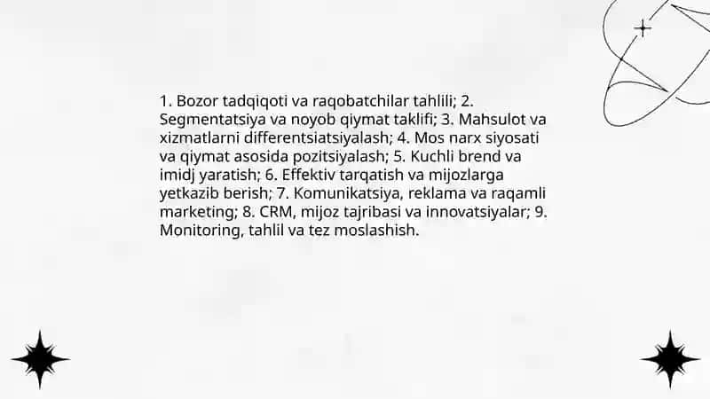 Bozor sharoitida marketing ahamiyati 4