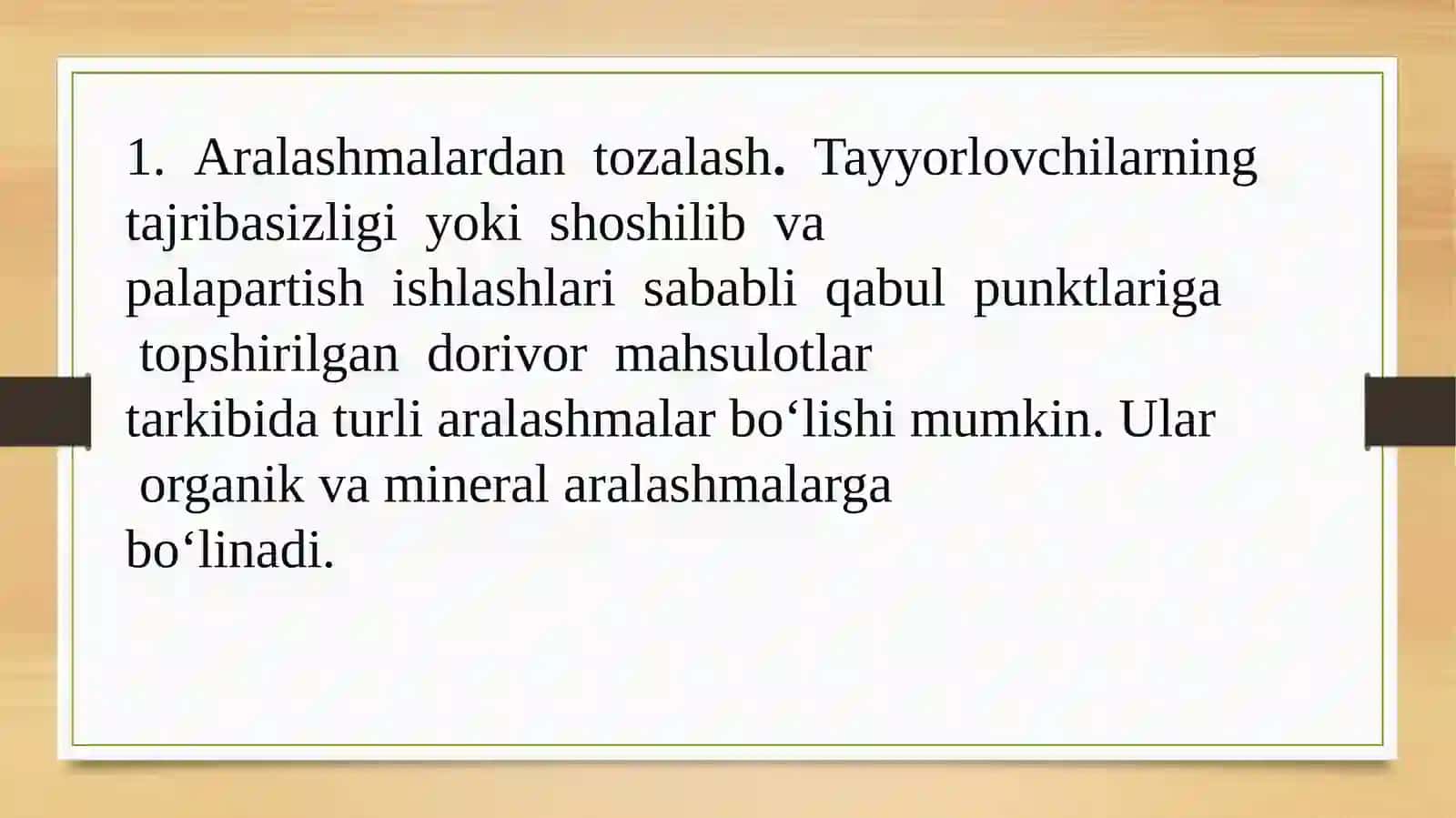 Dorivoro’simliklarxom-ashyosinistandartlash 4