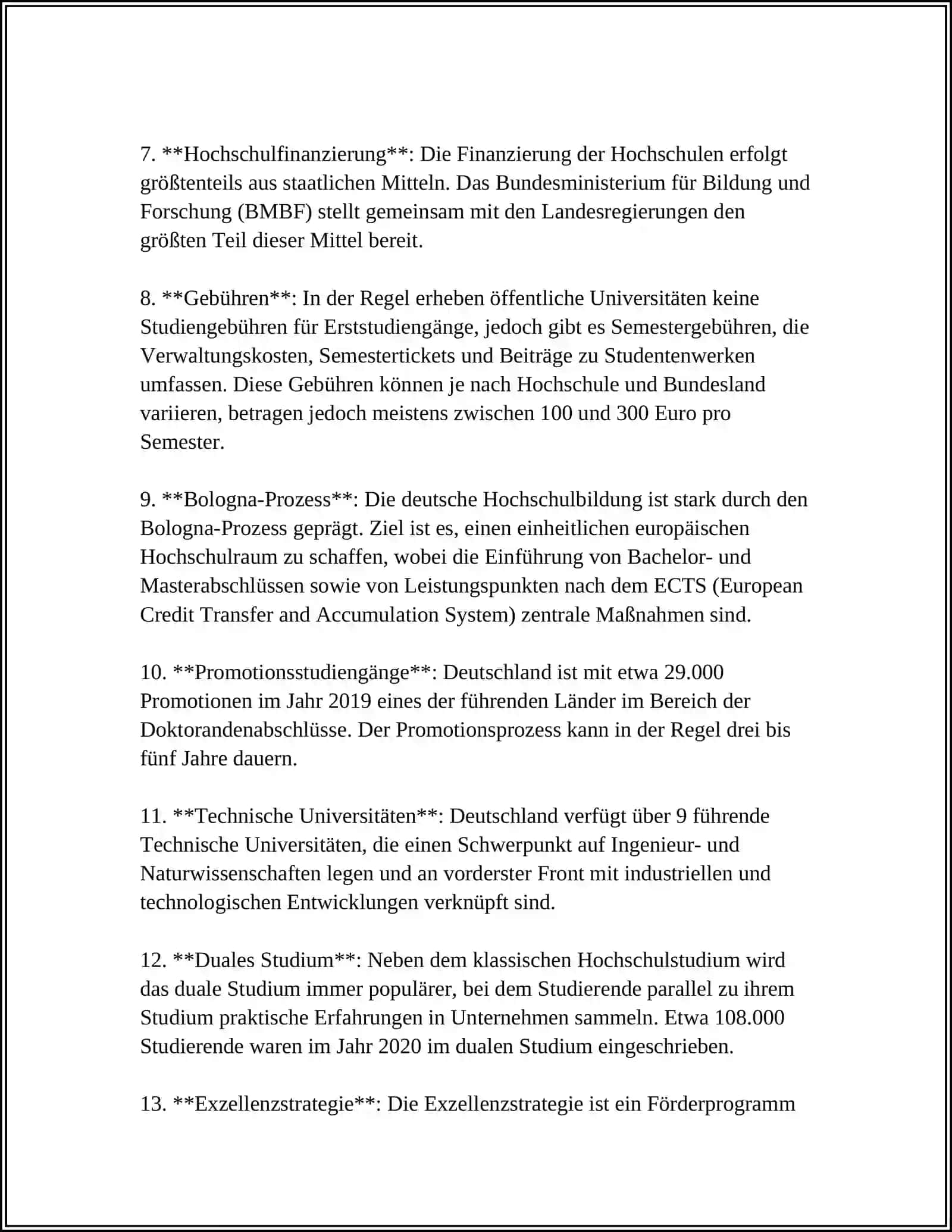 Bildungssystem in deutschen Universitäten 4