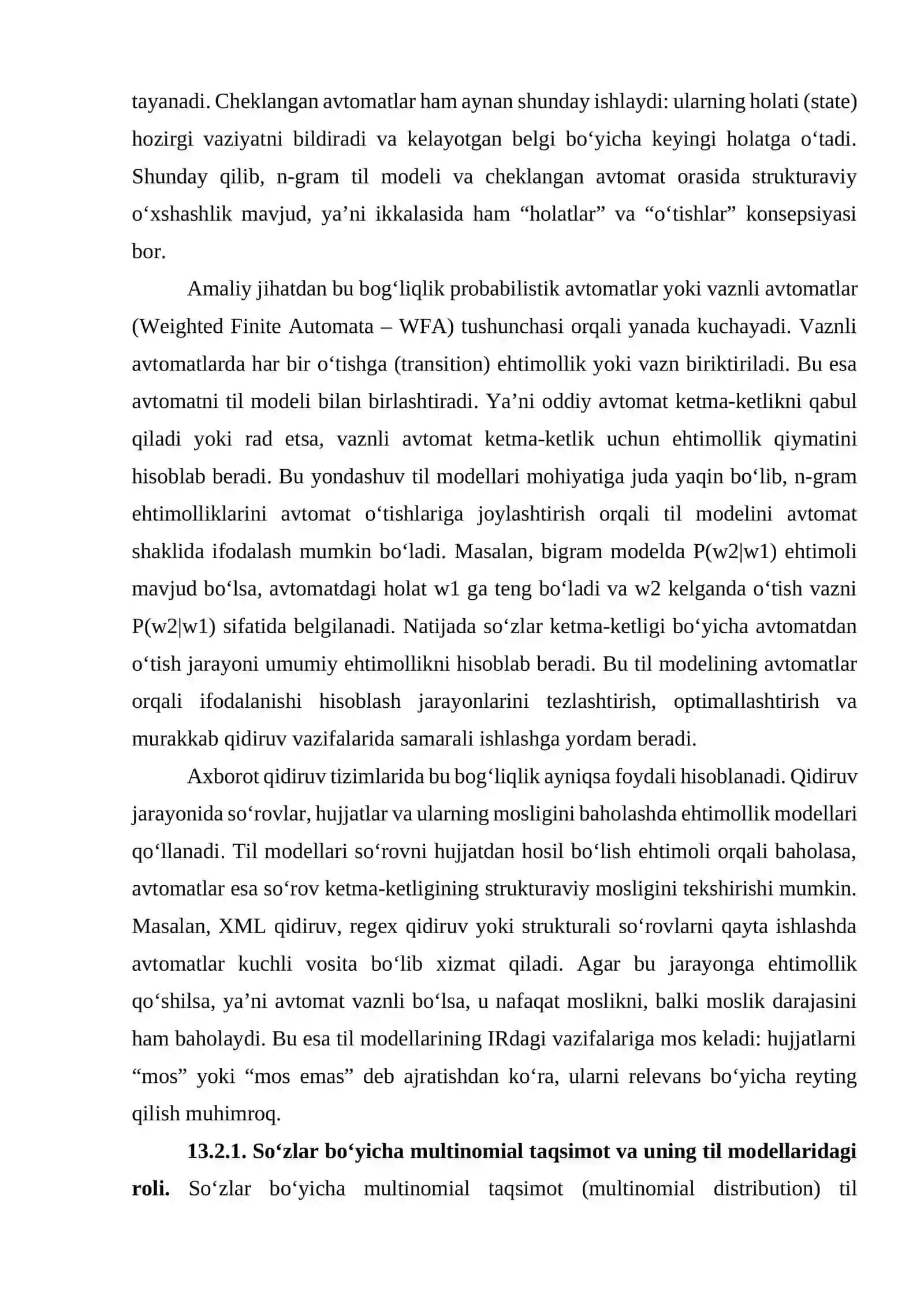 Ma'lumot olish uchun til modellari 4