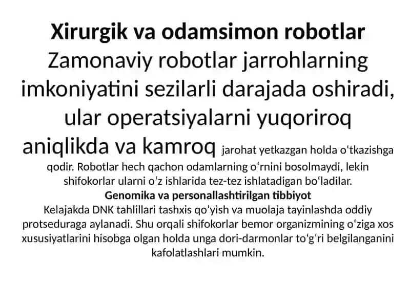 Zamonaviy tibbiyot texnologiyalari. Olmosh(ego-men, pro me –men uchun, per se-toza holda. 4