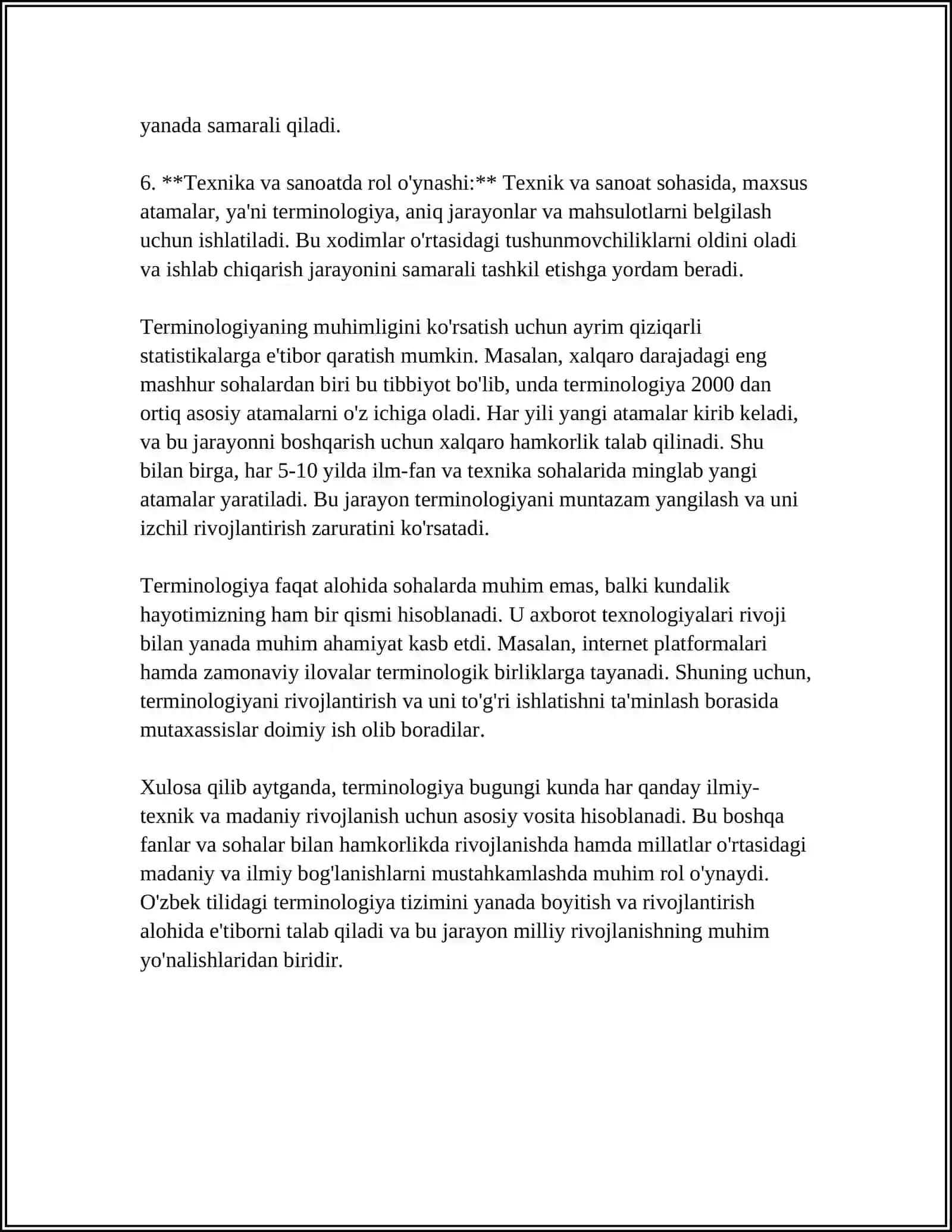 TERMINOLOGIYA TA'RIFLAR TASHIFLAR BILAN BOG'LIQ KIRISH KURS TAVSIFI MAQSADLARI MAZMUNI VA BIBLOGRAFIYANI BEZATISH 4