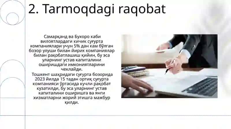 Sug'urta kompaniyalari ustav kapitallarini shakllantirish manbalari 4