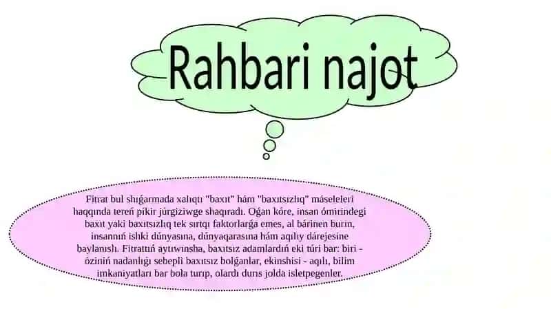 Abdurauf Fitratning "Rahbari najot" qollanmasy 4