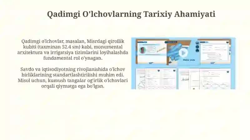 Qadimgi Markaziy Osiyodagi qadimiy õlchovlar va õlchov birliklari 4