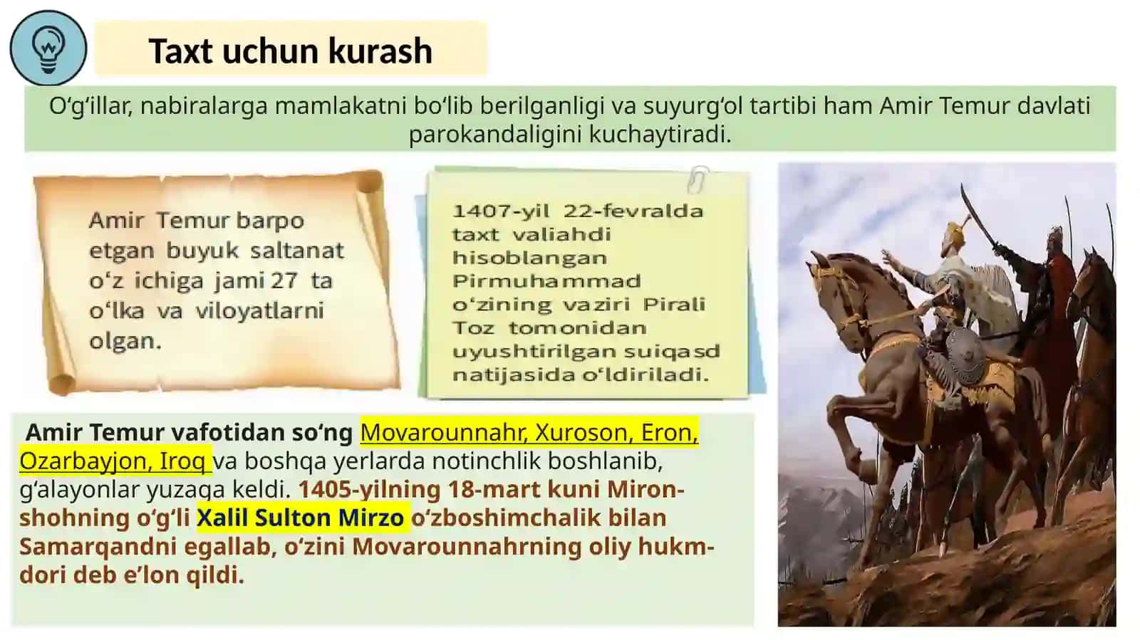 TEMURIYLAR DAVRIDA 4