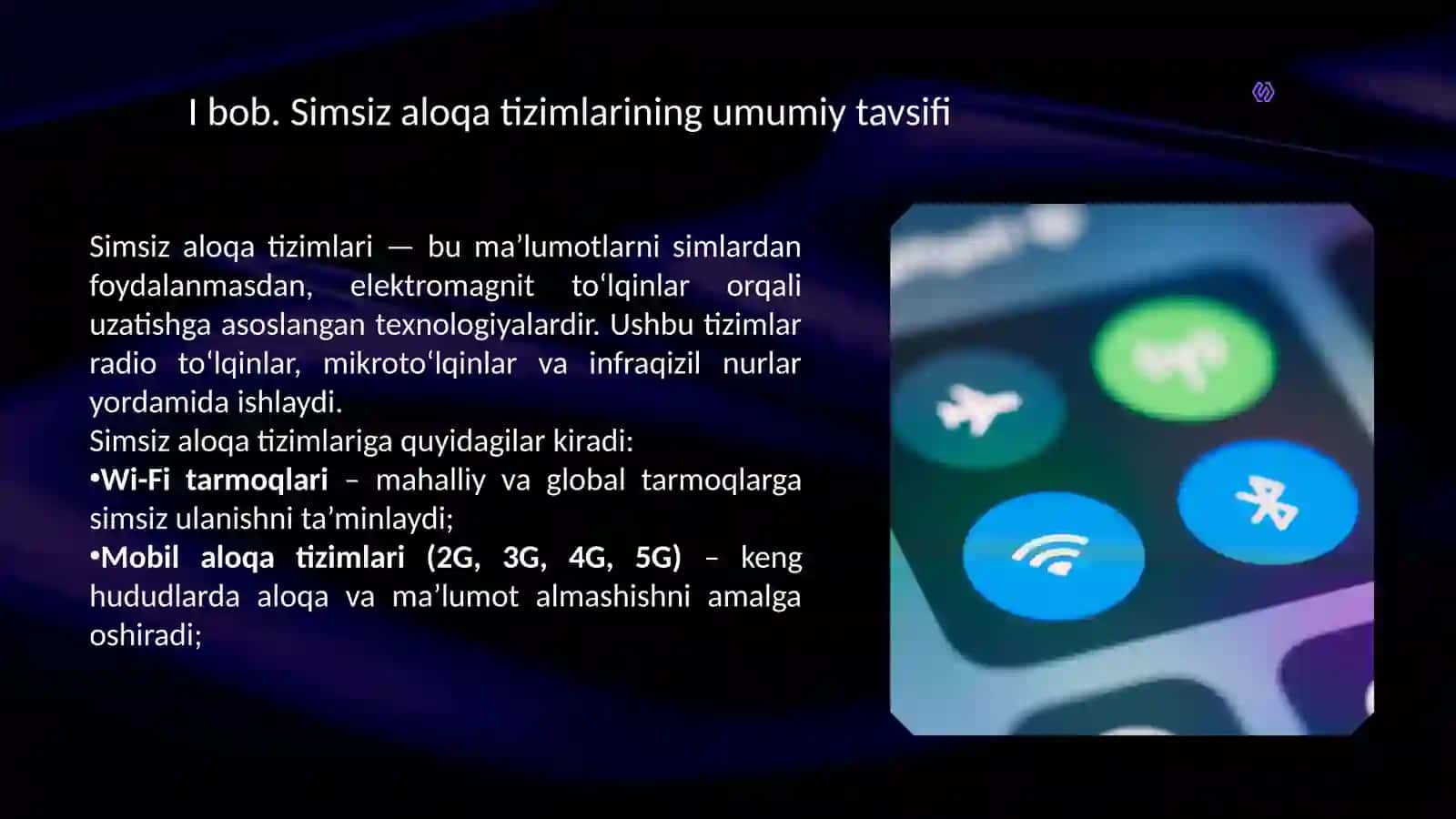 SIMSIZ ALOQA TIZIMLARIDA AXBOROT RESURSLARINI HIMOYALASH 4