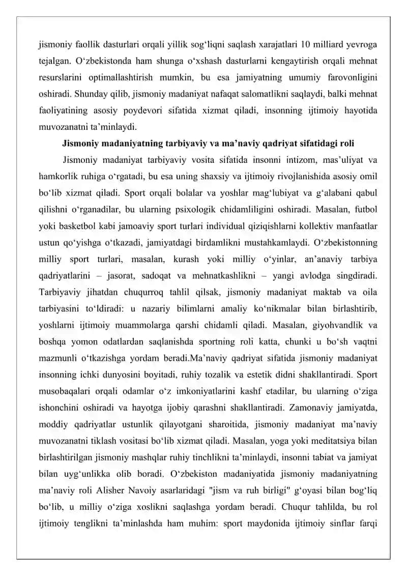 Jismoniy Madaniyat va Sport sohasi 4