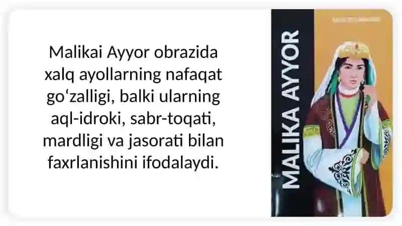 Malikai Ayyor dostoni tahlili 4