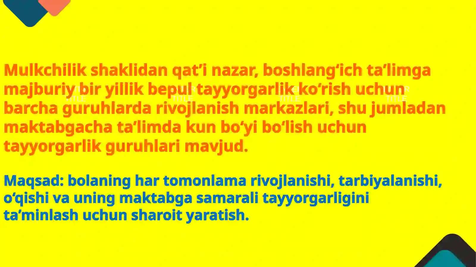 Rivojlanish markazlari 4