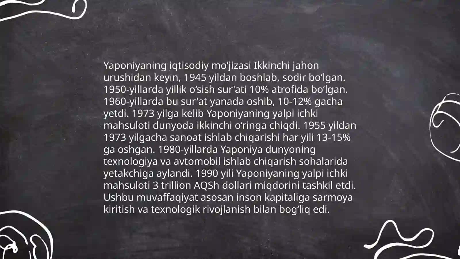 YAPONYA MAKRO IQTISODIYOTI 4