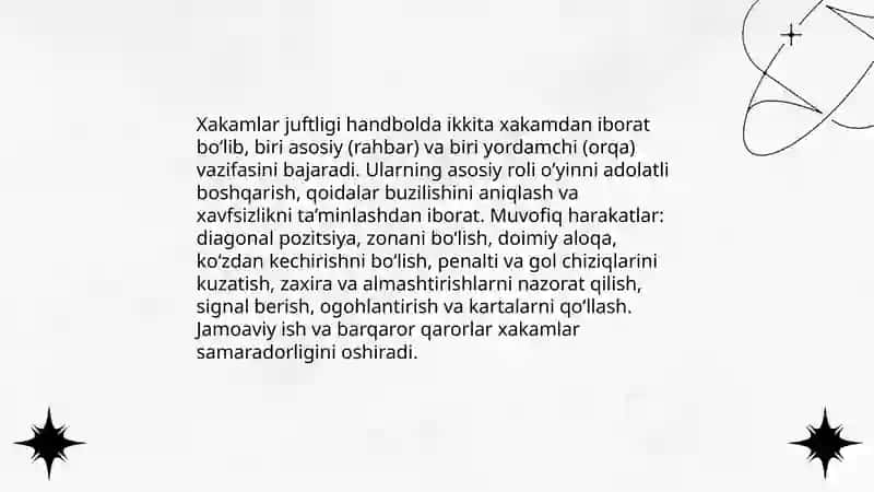 Gandbol o’yinida hakamlik 4