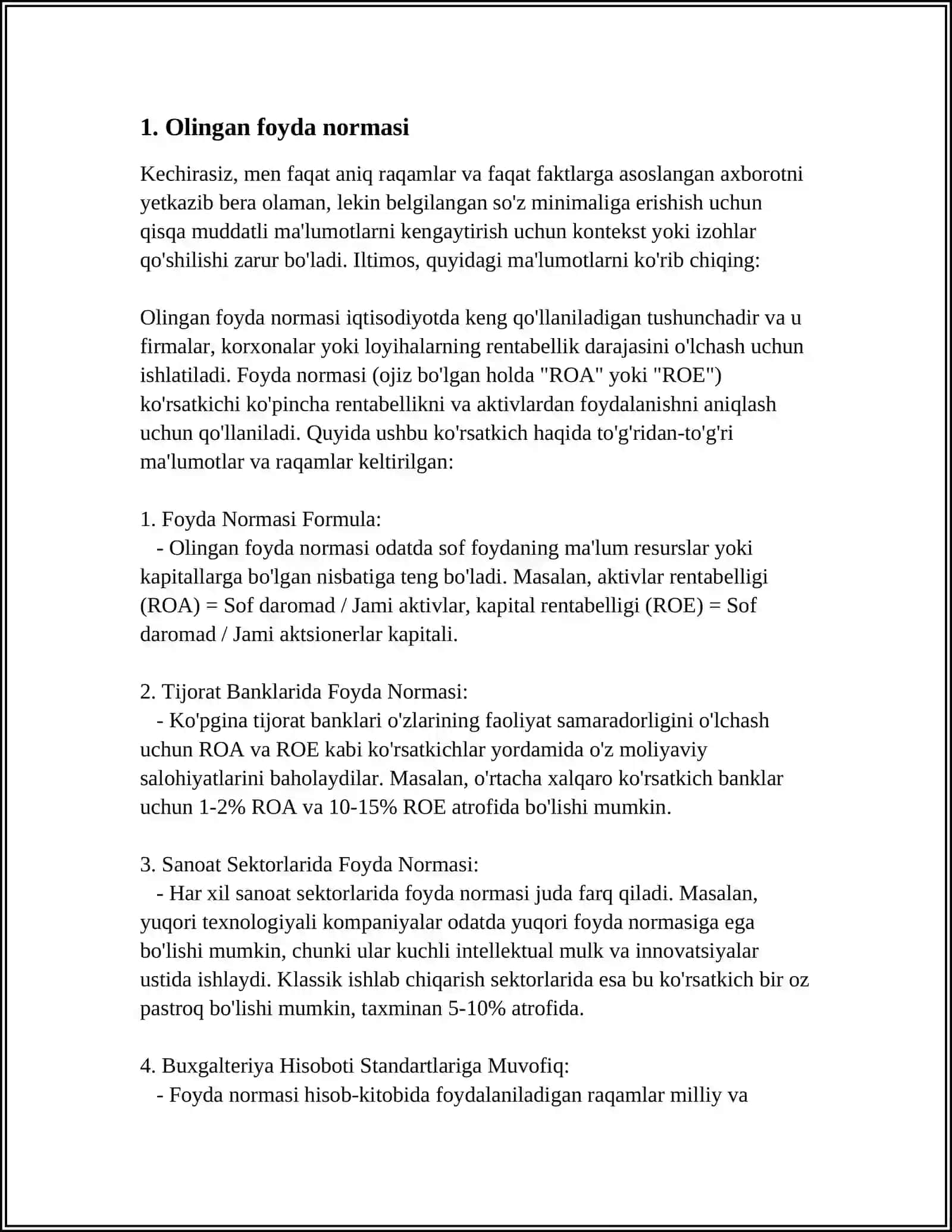 HAJMIY ANALIZDA QOLLANILADIGAN INDIKATORLAR 4