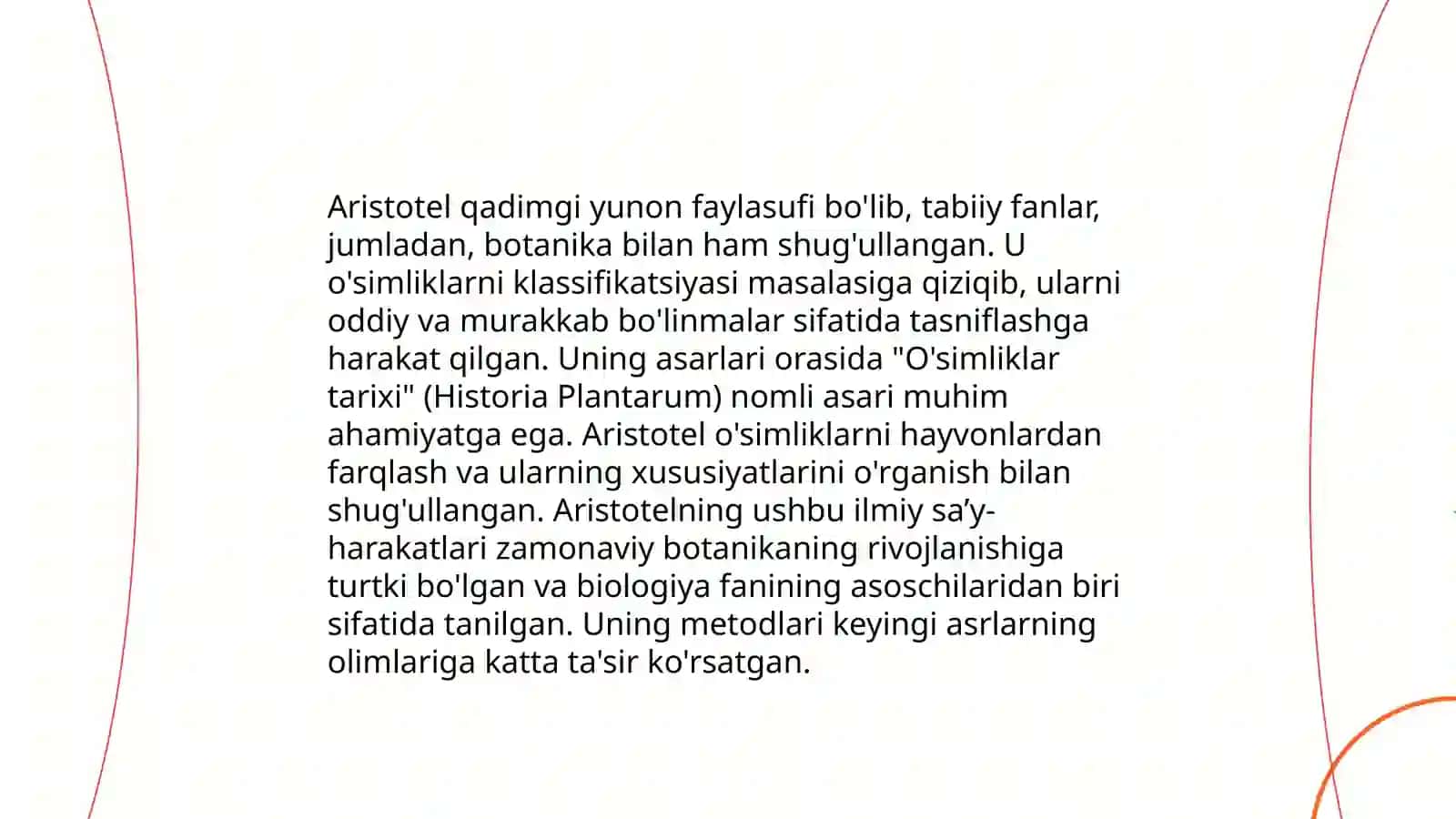 Evolyutsion gʻoyalarning rivojlanish tarixi 4