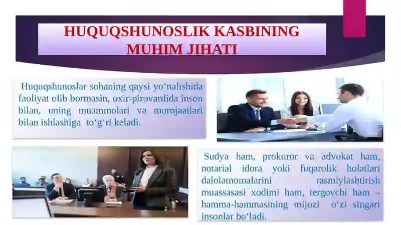 Yurist faoliyatida tashabbuskorlik, kreativlik va masalaga ijodiy yondashuv 4