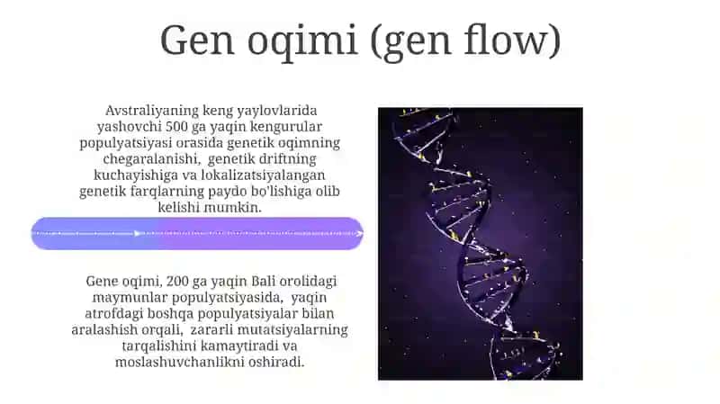 Populyatsiyaning genetik va ekologik birligi 4