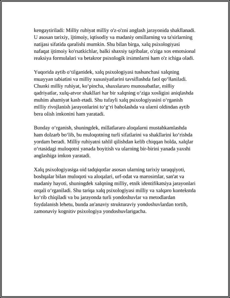 XALQLAR PISIHALOGIYASI VA UNING YUZAGA KELISH TARIXI 4