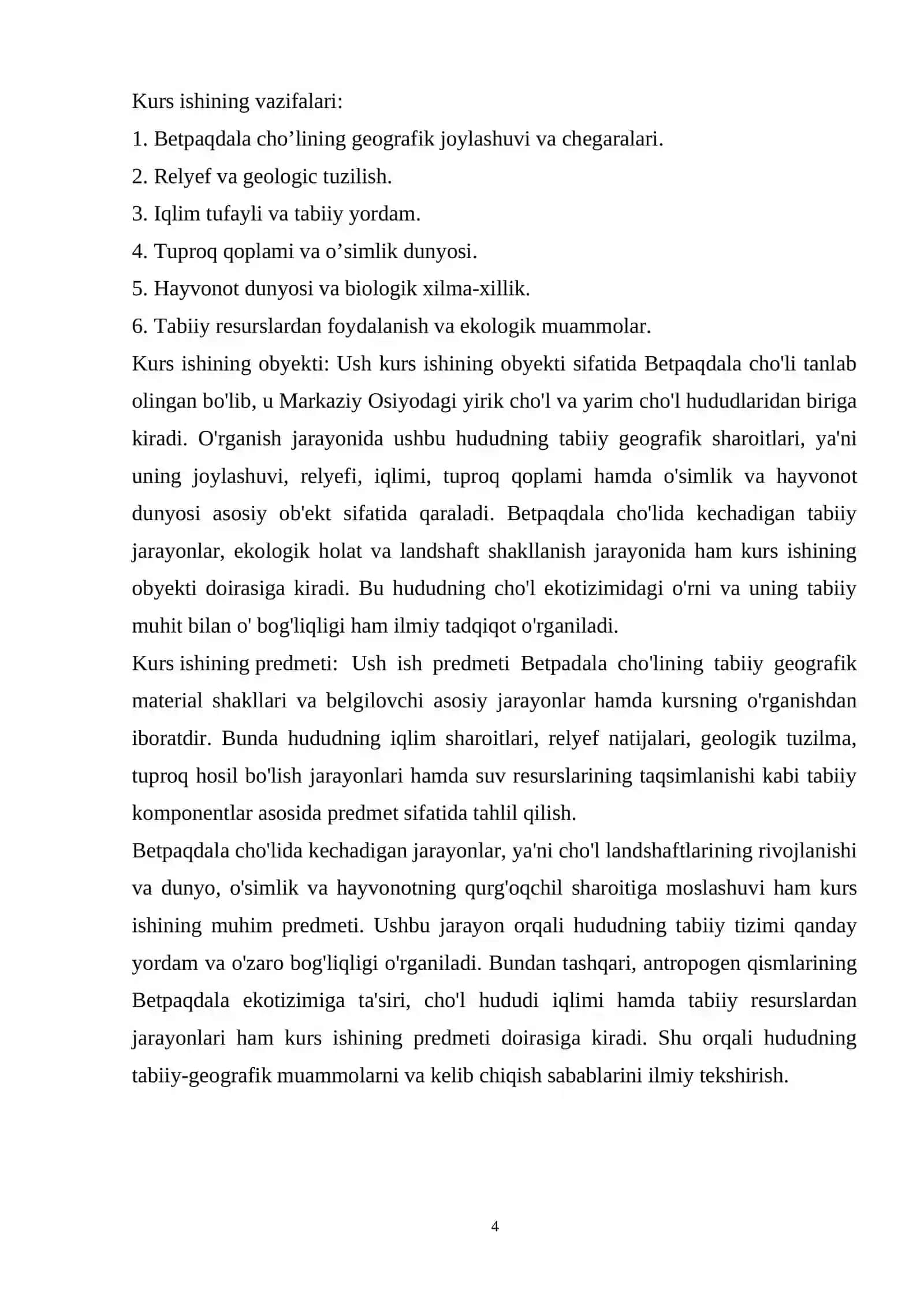 BETPAQ DALA CHO’LINING GEOGRAFIK O’RNI VA TABIIY SHAROITLARI 4