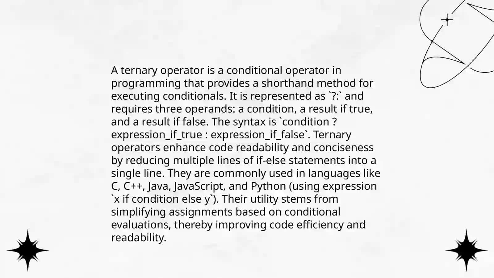 Introduction to Conditional Operators 4