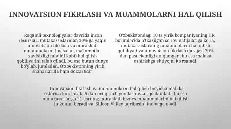 Zamonaviy ko'nikmalar va malakalar: raqamli iqtisodiyot uchun inson kapitali 4