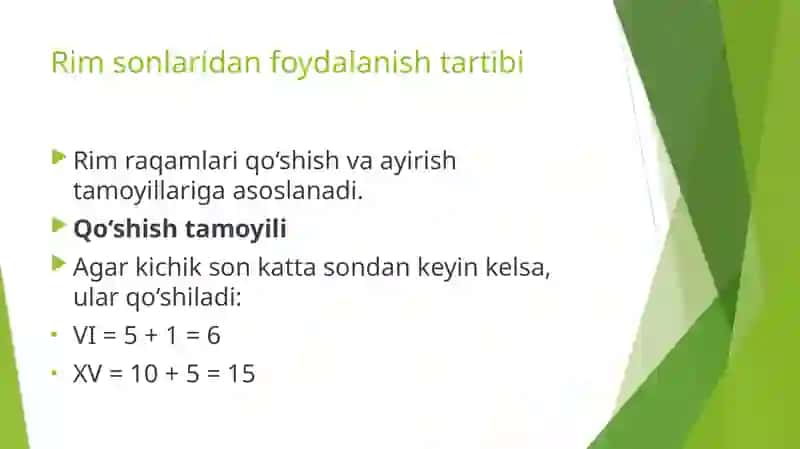 Rim sonlari. Rim kalendari 4