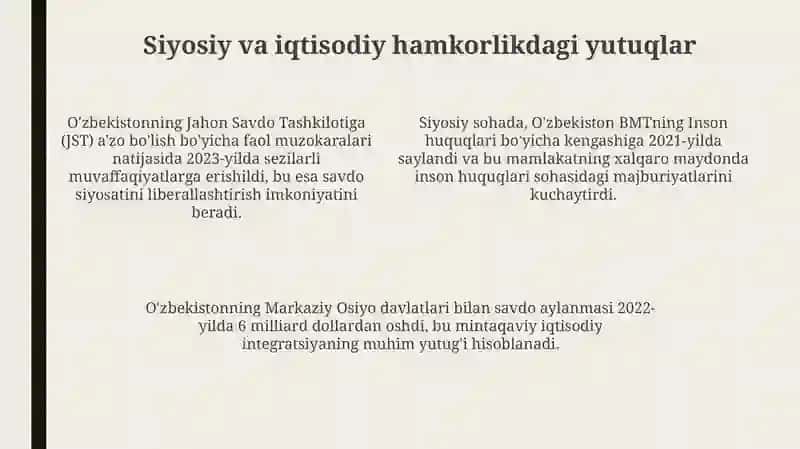 O'zbekistonning xalqaro tashkilotlar bilan hamkorligi 4