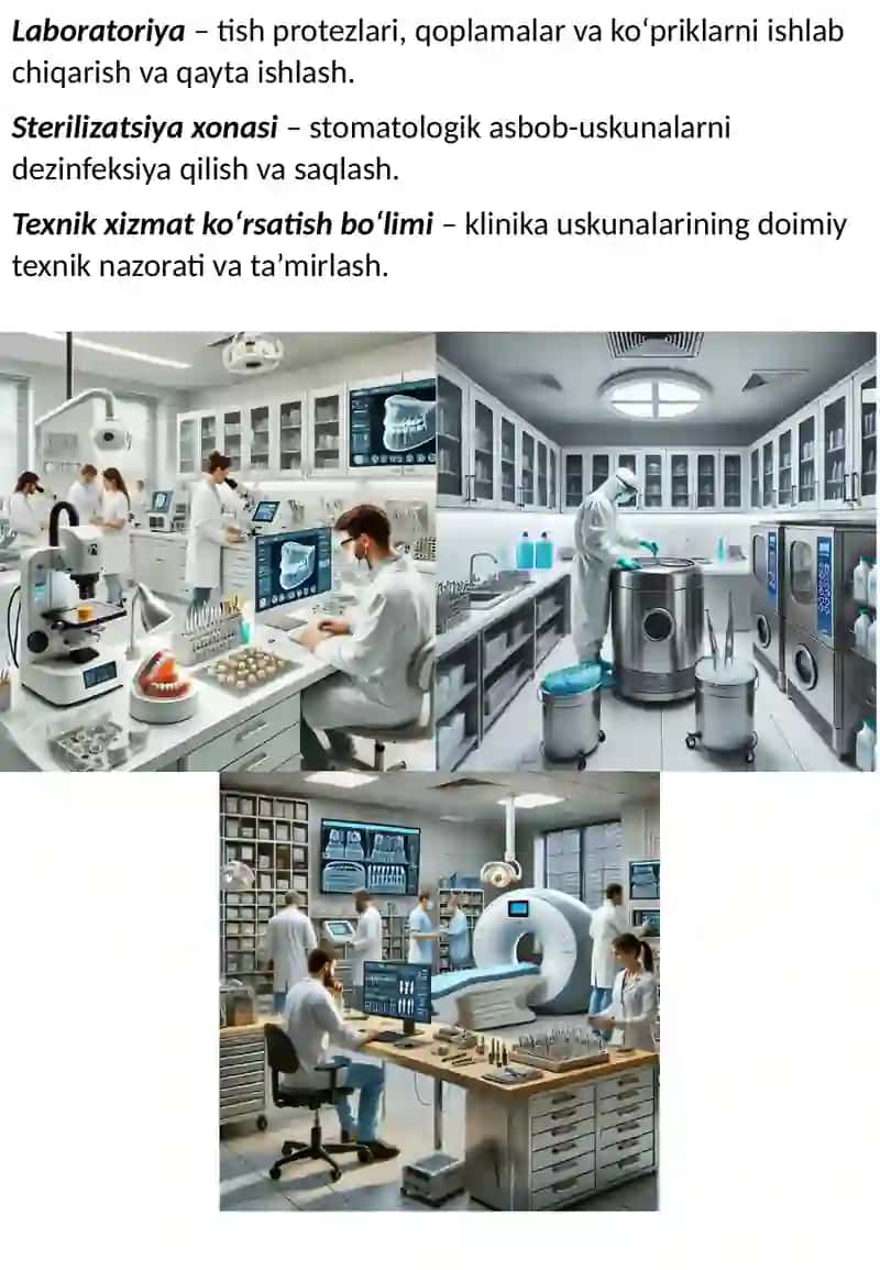 ZAMONAVIY STOMATOLOGIK QURILMALAR. Stomatologiyada dezinfeksiya va sterilizatsiya. 4