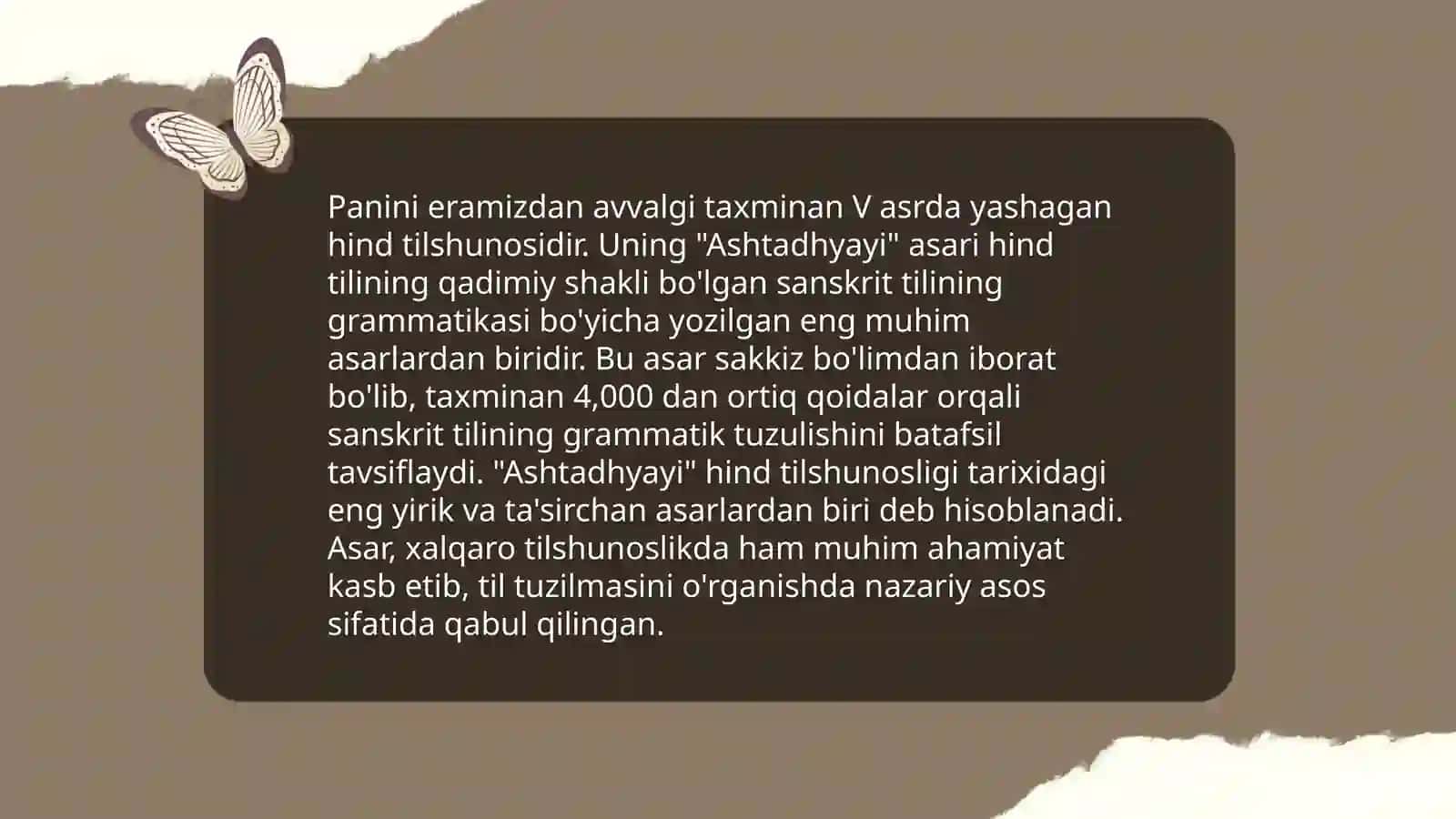 Qadimgi Hindiston tilshunoslik maktablari 4