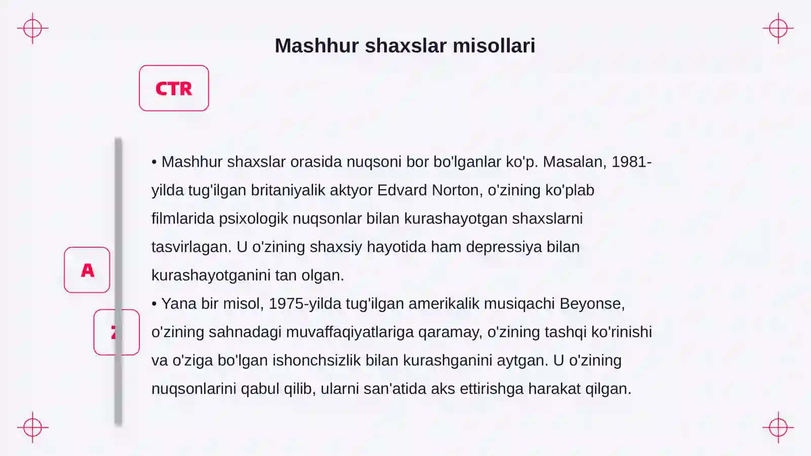 Nuqsoni bor mashurlar 4