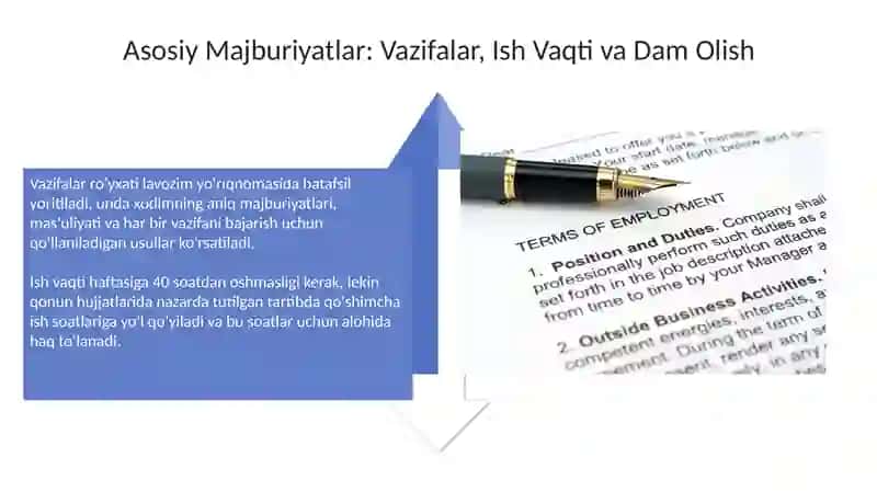 Kelishuv va Mehnat Shartnomasi 4
