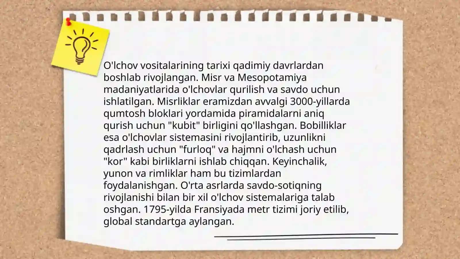 O'lchov asbob turlari 4