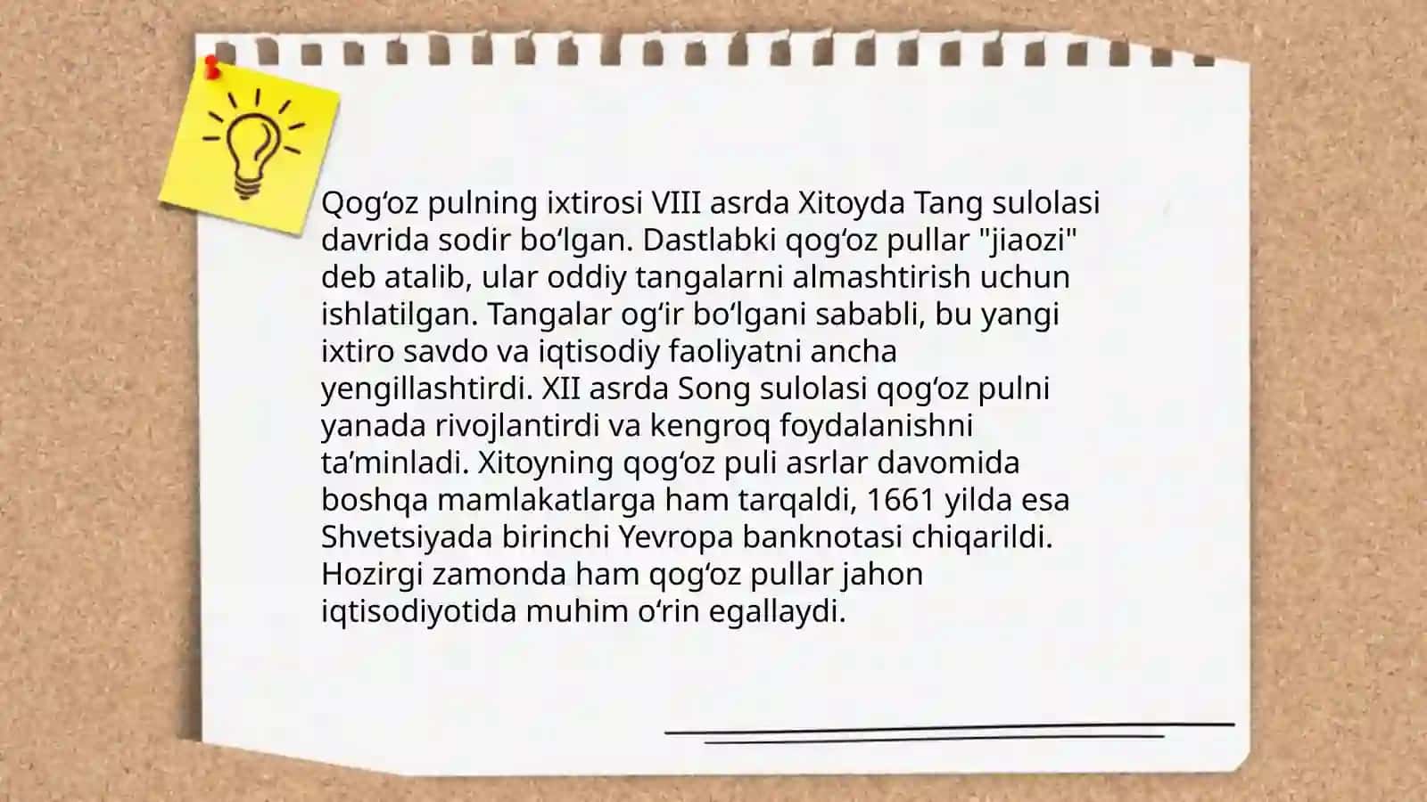 Qog‘oz pul va tangalar bilan tanishtirish 4