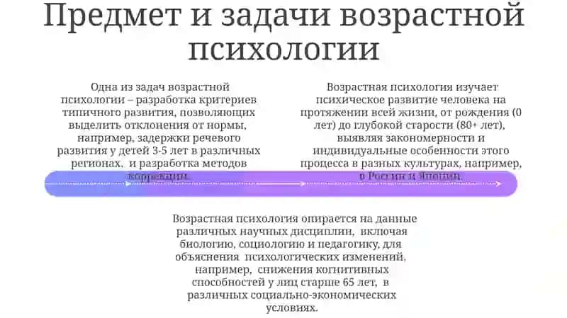 Психология развития и возрастная психология 4