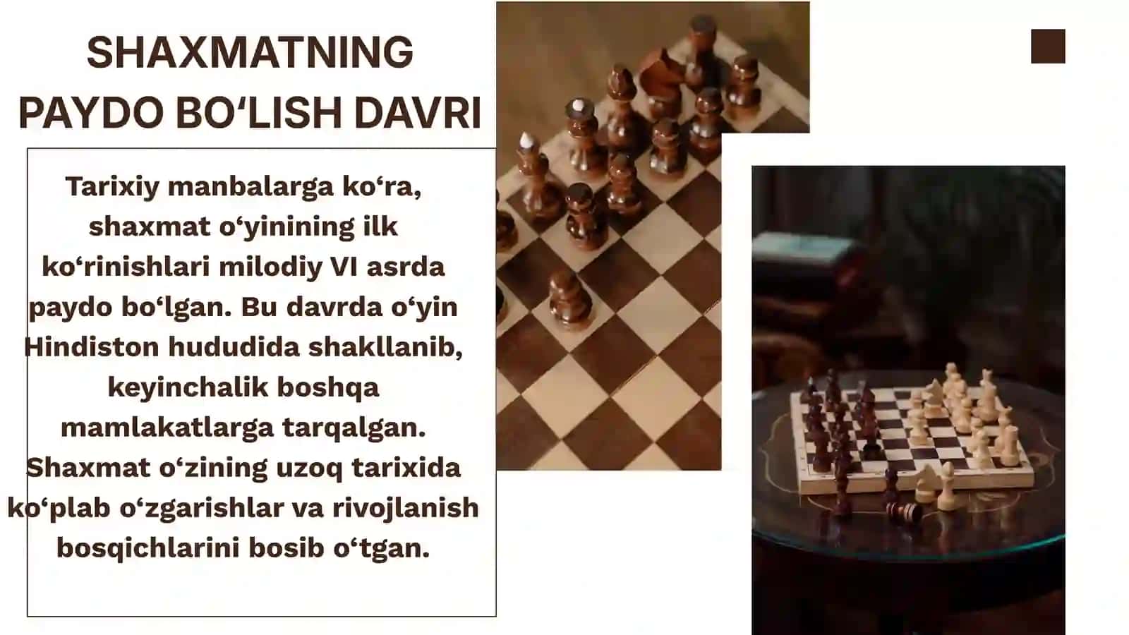 SHAXMAT O‘YININING TA’RIFI 4