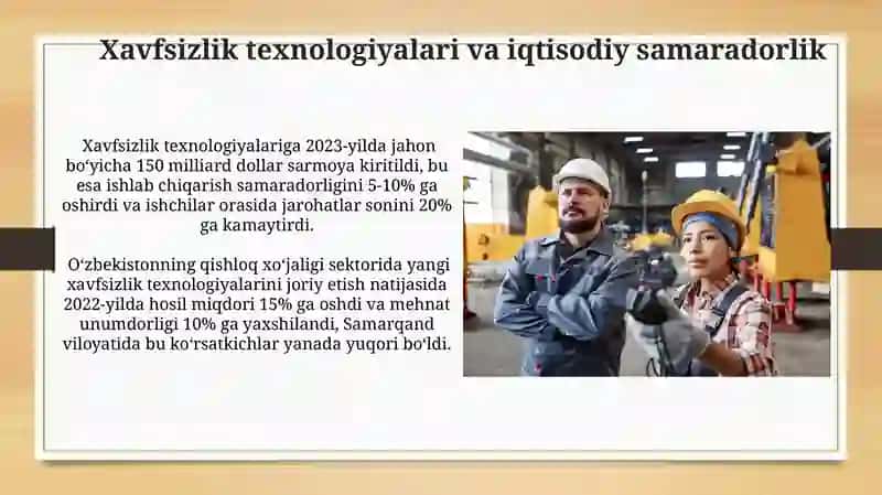 Xavfsizlikka Investitsiyalar va Uning Iqtisodiy Foydasi 4