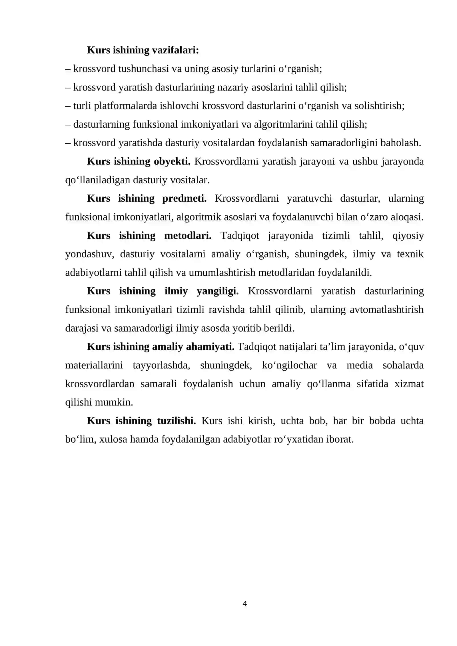 Krossvordlar yaratuvchi dasturlar va ularning imkoniyatlari 4