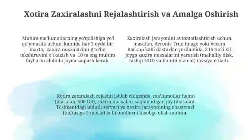 Kompyuterda xotirani zaxiralash 4