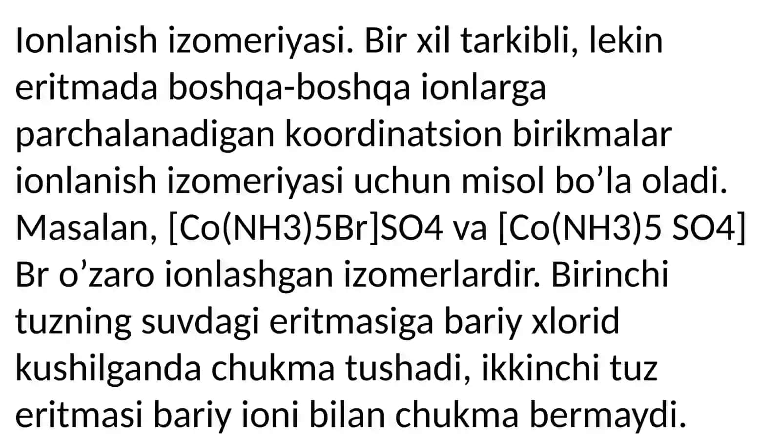 Termiz davlat universiteti Kimyo fakulteti 224-guruh talabasi Choriyeva Mahliyonig kompleks kimyo fanidan tayorlangan taqdimot 4