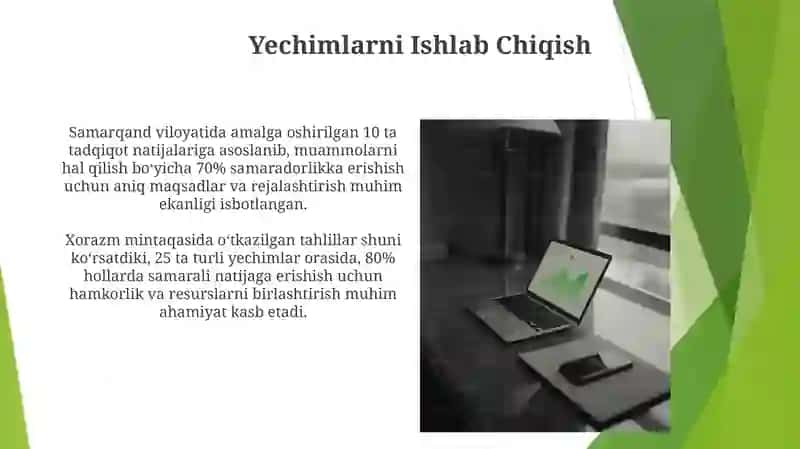 Bo'shliq tahlili bo'yicha mustaqil ishlar 4