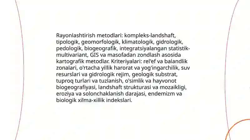 O'rta Osiyoni tabiiy geografik rayonlashtirish 4