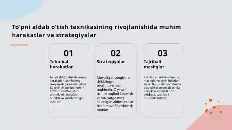 To'pni aldab oʻtish texnikasi 4