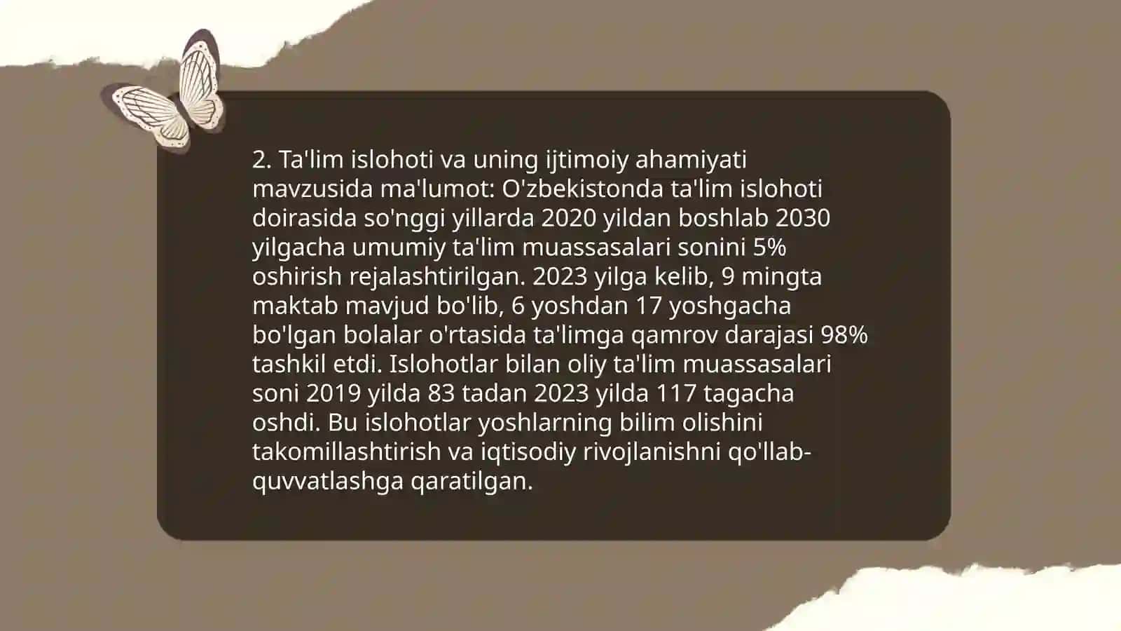 Oʻzbekistonning ijtimoiy siyosati 4