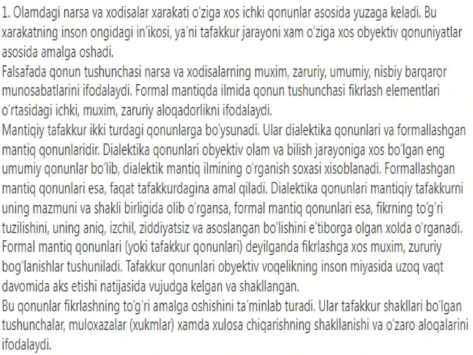 Formal Mantiqning Asosiy Qonunlari 4