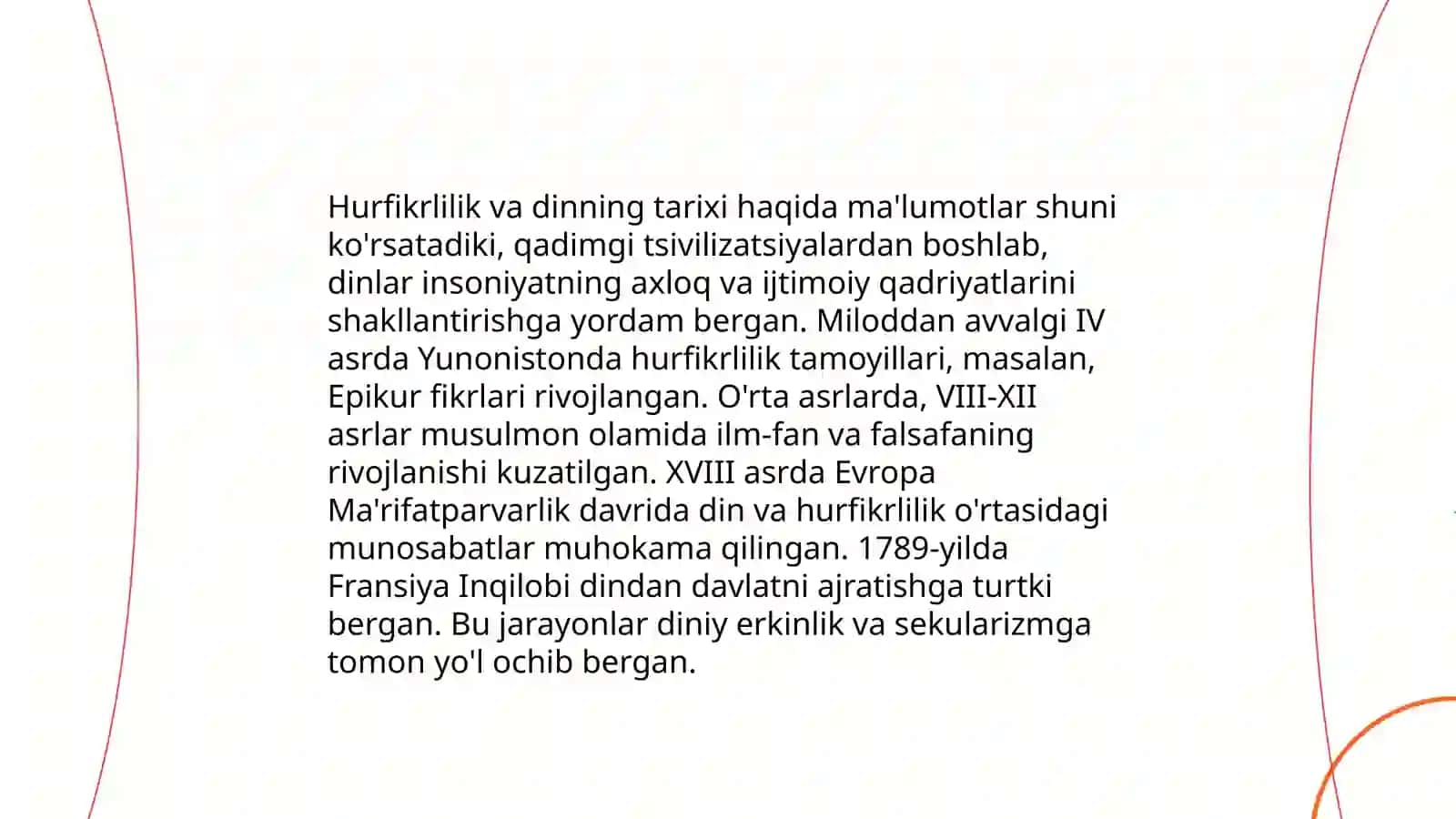 Din va hurfikrlilik 4