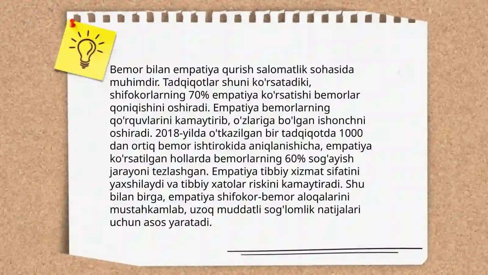 Bemor bilan samarali muloqot qilishning psixologik omillari 4
