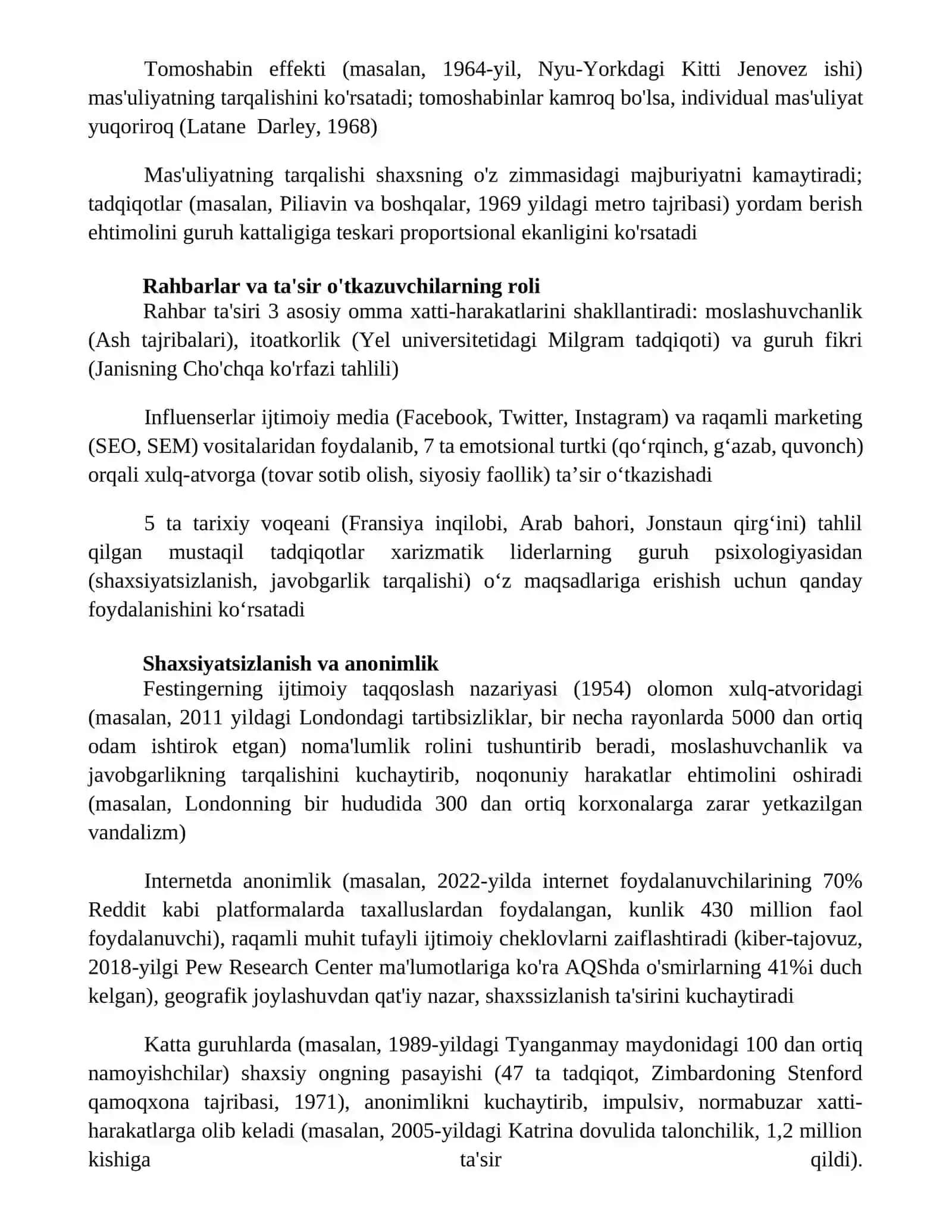 Xalqlar psixologiyasi,omma va olomon psixologiyasi 4