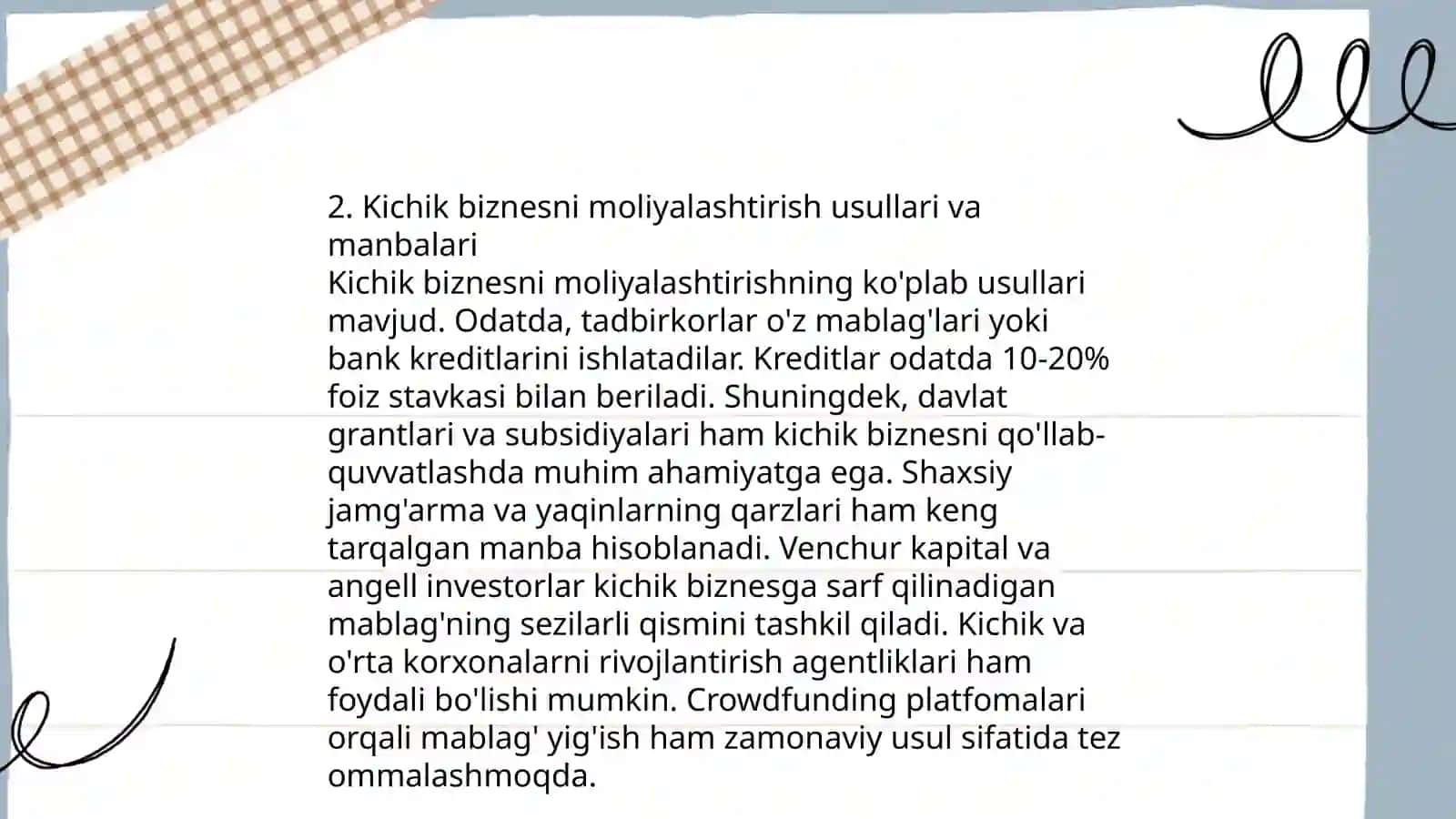 Agrosanoat majmuasida kichik biznes va xususiy tadbirkorlikni rivojlantirish masalalari 4